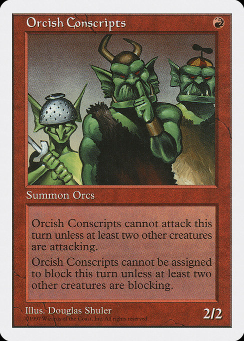 Orcish Conscripts (255) - Fifth Edition - Game On