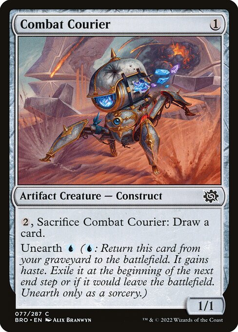 Combat Courier (77) (Foil) - The Brothers' War - Game On