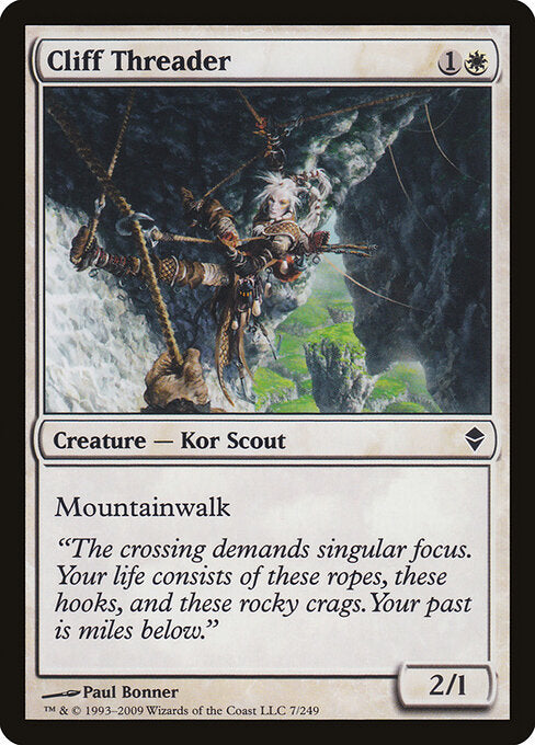 Cliff Threader (7) (Foil) - Zendikar - Game On