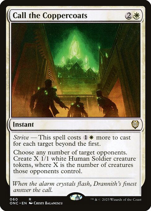 Call the Coppercoats (60) - Phyrexia: All Will Be One Commander - Game On