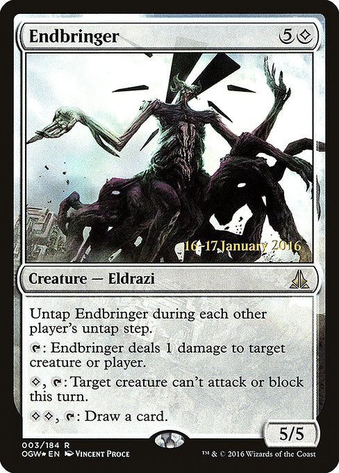Endbringer (3s) (Foil) - Oath of the Gatewatch Promos - Game On