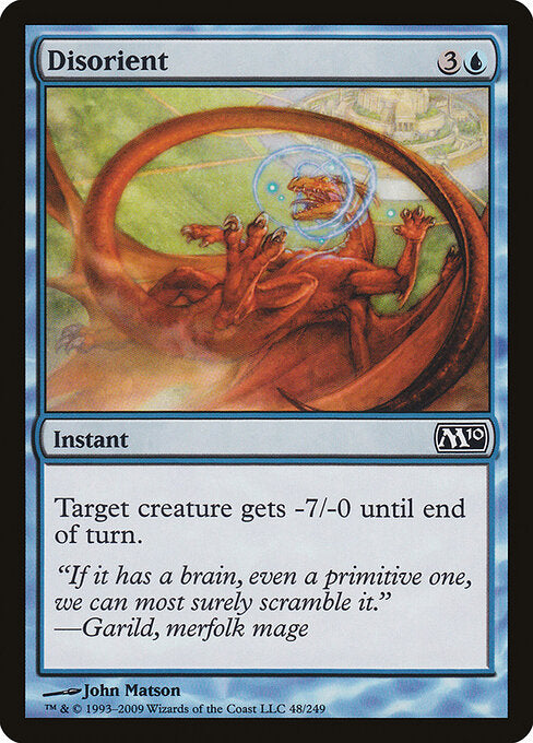 Disorient (48) (Foil) - Magic 2010 - Game On