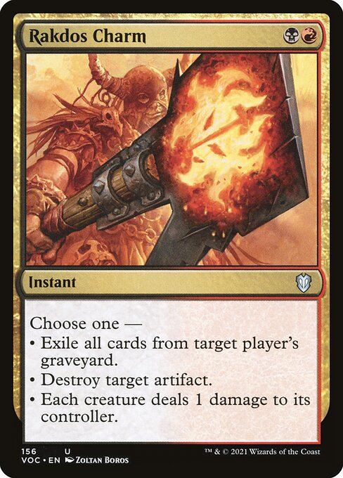 Rakdos Charm (156) - Crimson Vow Commander - Game On