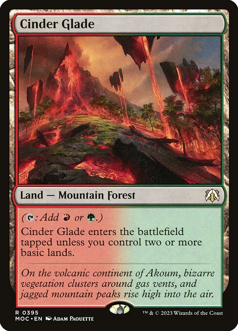 Cinder Glade (395) - March of the Machine Commander - Game On