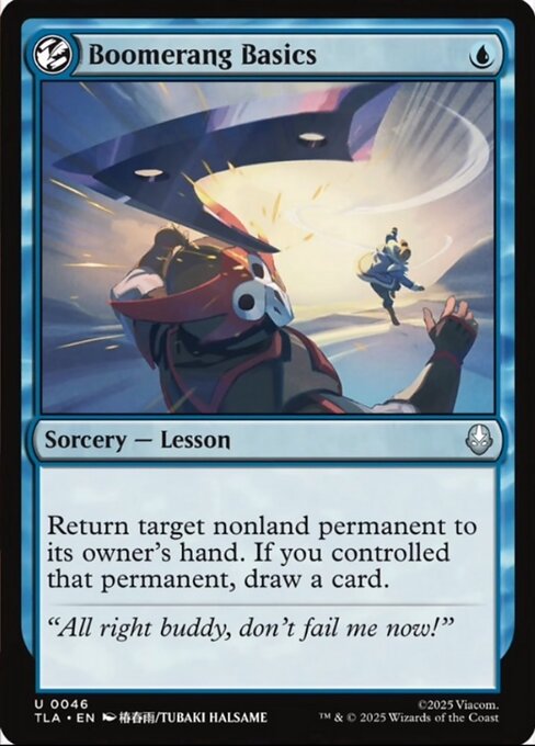 Boomerang Basics (46) (Foil) - Avatar: The Last Airbender - Game On