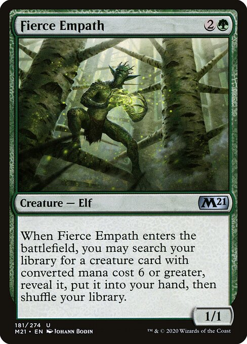 Fierce Empath (181) - Core Set 2021 - Game On