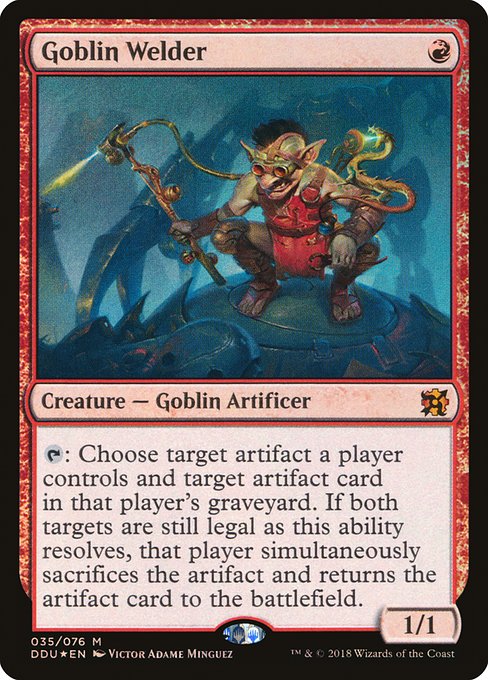 Goblin Welder (35) (Foil) - Duel Decks: Elves vs. Inventors - Game On