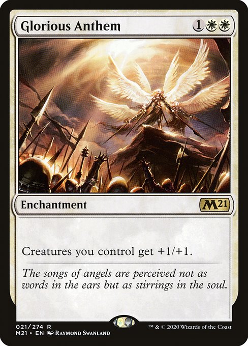 Glorious Anthem (21) - Core Set 2021 - Game On