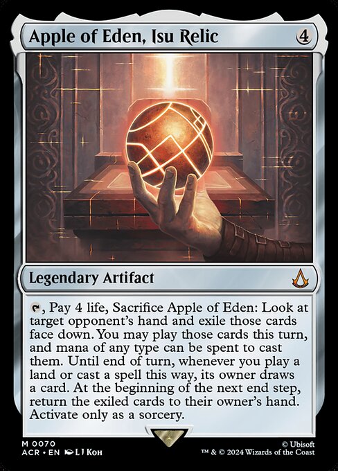Apple of Eden, Isu Relic (70) (Foil) - Assassin's Creed - Game On