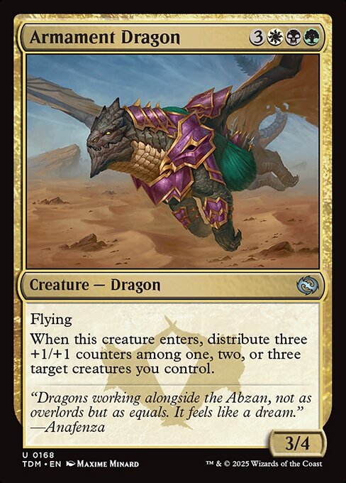 Armament Dragon (168) - Tarkir: Dragonstorm - Game On
