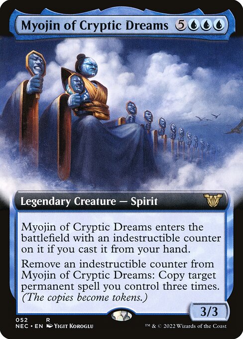 Myojin of Cryptic Dreams (52) - EXTENDED ART - Neon Dynasty Commander - Game On