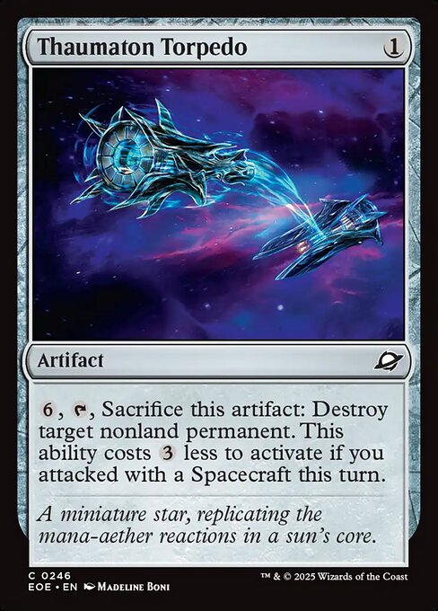 Thaumaton Torpedo (246) (Foil) - Edge of Eternities - Game On