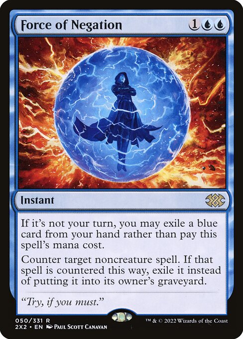Force of Negation (50) - Double Masters 2022 - Game On