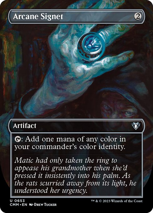 Arcane Signet (653) - BORDERLESS - FULL ART - Commander Masters - Game On
