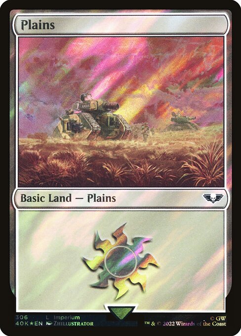 Plains (306★) (Foil) - Warhammer 40,000 Commander - Game On