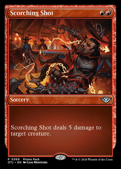Scorching Shot (369) (Foil) - Outlaws of Thunder Junction - Game On