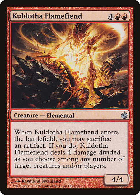 Kuldotha Flamefiend (69) (Foil) - Mirrodin Besieged - Game On