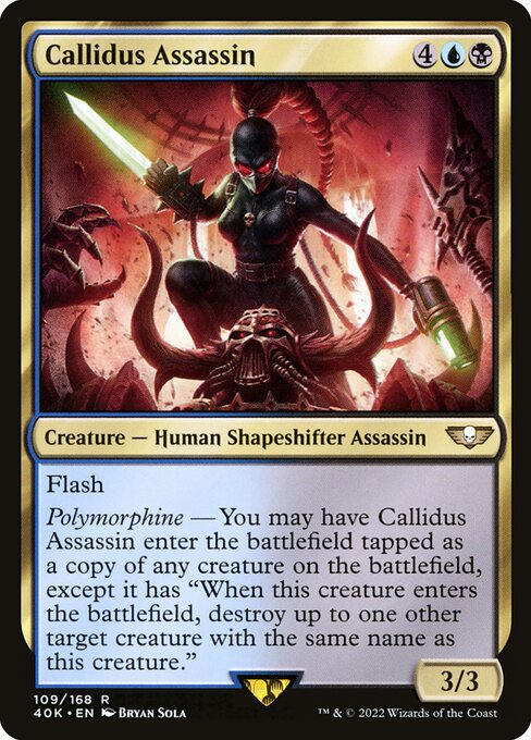 Callidus Assassin (109) - Warhammer 40,000 Commander - Game On