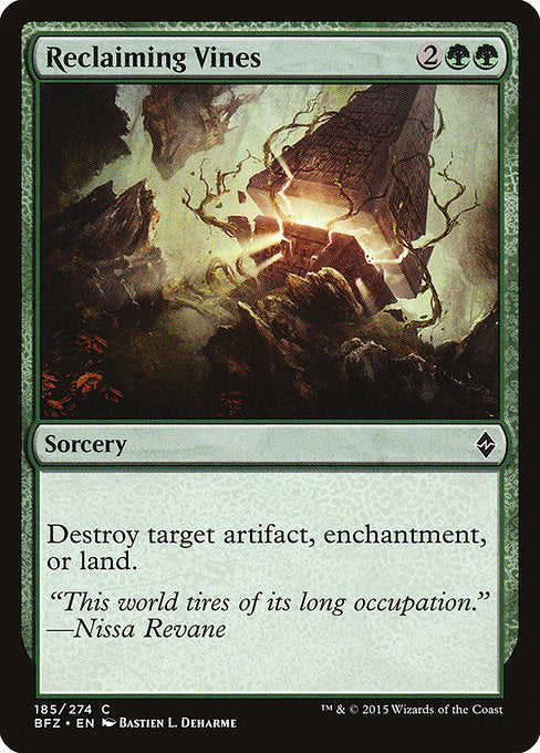 Reclaiming Vines (185) (Foil) - Battle for Zendikar - Game On