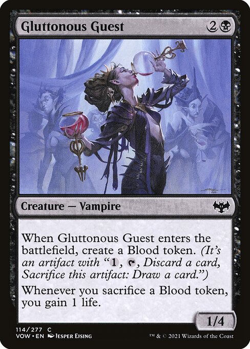 Gluttonous Guest (114) (Foil) - Innistrad: Crimson Vow - Game On