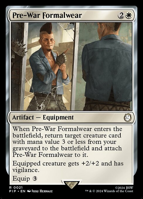 Pre-War Formalwear (21) - Fallout - Game On