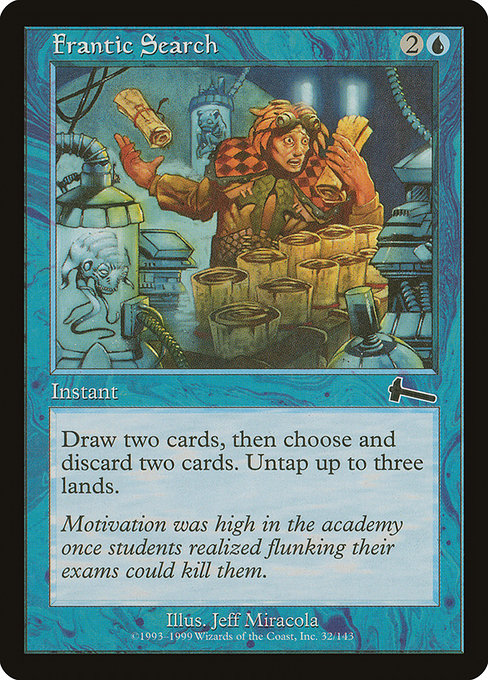 Frantic Search (32) (Foil) - Urza's Legacy - Game On