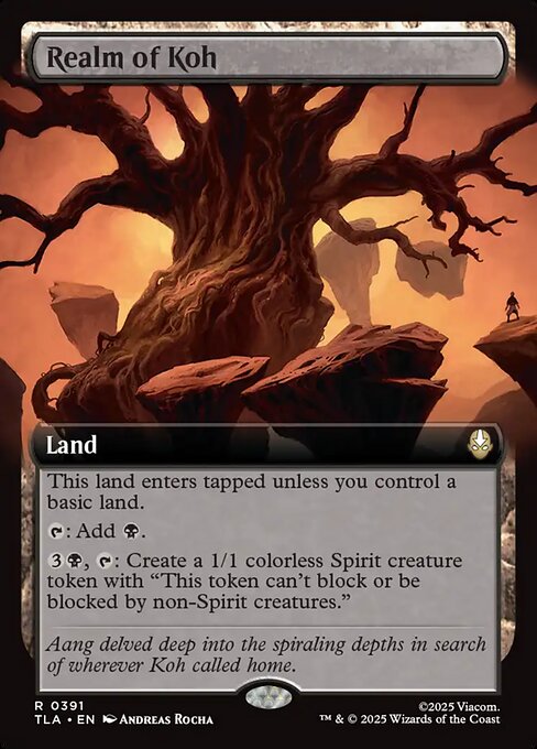 Realm of Koh (391) - EXTENDED ART (Foil) - Avatar: The Last Airbender - Game On