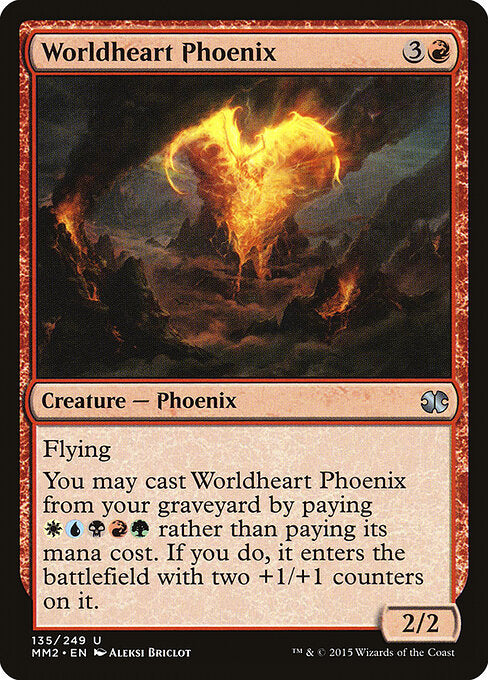 Worldheart Phoenix (135) - Modern Masters 2015 - Game On
