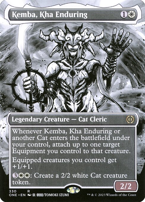 Kemba, Kha Enduring (330) - BORDERLESS - FULL ART - Phyrexia: All Will Be One - Game On