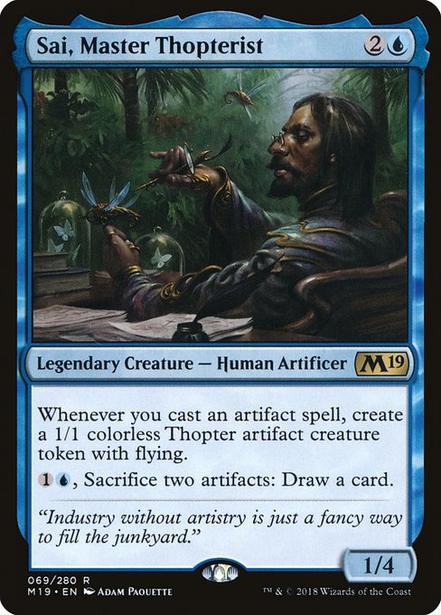 Sai, Master Thopterist (69) (Foil) - Core Set 2019 - Game On