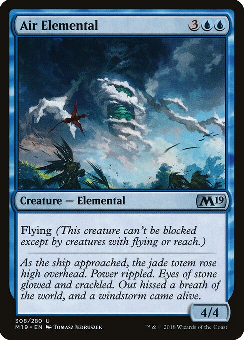 Air Elemental (308) - Core Set 2019 - Game On