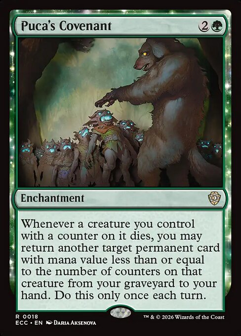Puca's Covenant (18) - Lorwyn Eclipsed Commander - Game On