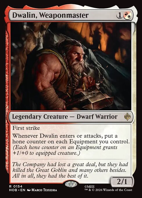Dwalin, Weaponmaster (154) (Foil) - The Hobbit - Game On