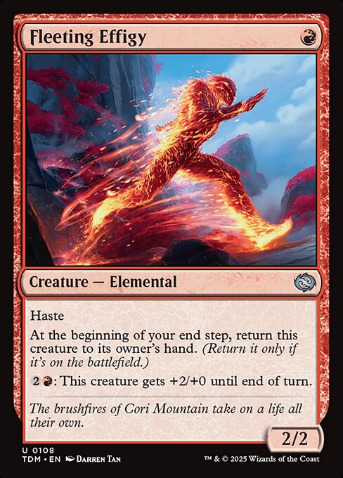 Fleeting Effigy (108) - Tarkir: Dragonstorm - Game On