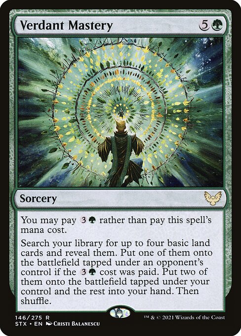 Verdant Mastery (146) (Foil) - Strixhaven: School of Mages - Game On