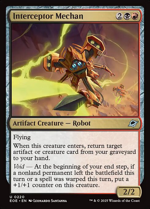Interceptor Mechan (220) (Foil) - Edge of Eternities - Game On