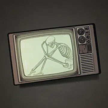 1985 Games Skelly Telly Themed Playmat - Game On