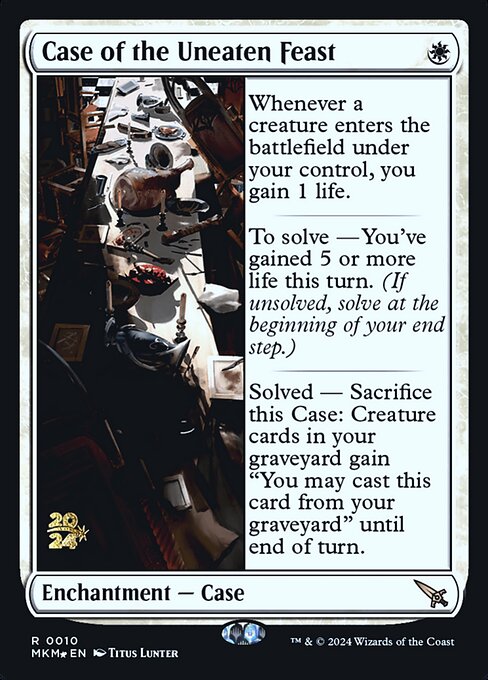 Case of the Uneaten Feast (10s) (Foil) - Murders at Karlov Manor Promos - Game On