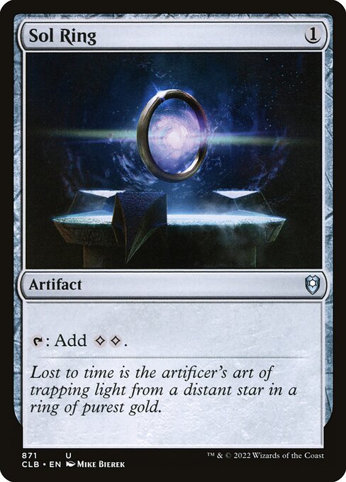 Sol Ring (871) - Commander Legends: Battle for Baldur's Gate - Game On