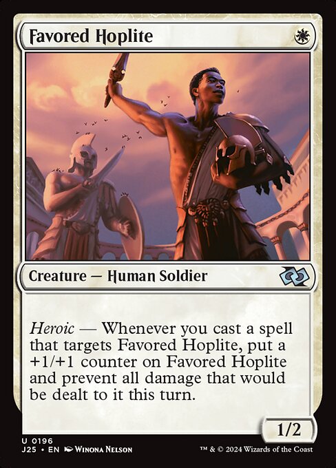 Favored Hoplite (196) - Foundations Jumpstart - Game On