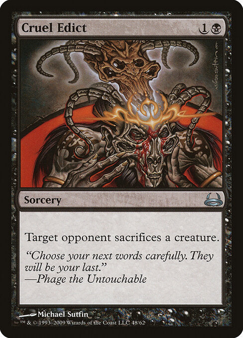 Cruel Edict (48) - Duel Decks: Divine vs. Demonic - Game On