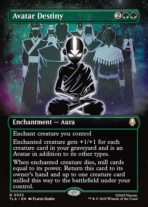 Avatar Destiny (333) - BORDERLESS (Foil) - Avatar: The Last Airbender - Game On