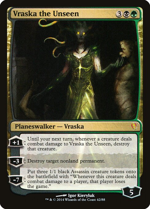Vraska the Unseen (42) (Foil) - Duel Decks: Jace vs. Vraska - Game On