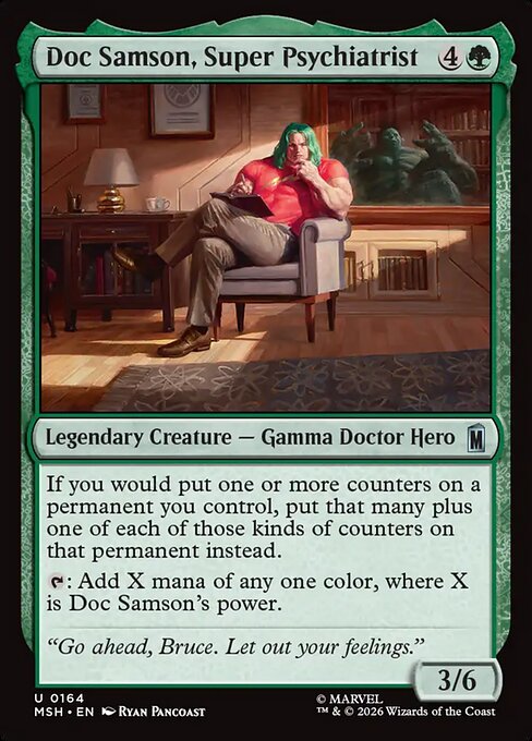 Doc Samson, Super Psychiatrist (164) (Foil) - Marvel Super Heroes - Game On