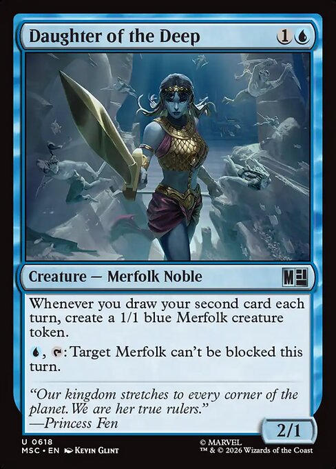 Daughter of the Deep (618) (Foil) - Marvel Super Heroes Commander - Game On