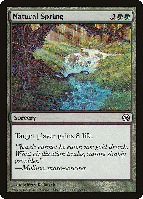 Natural Spring (75) - Duels of the Planeswalkers - Game On