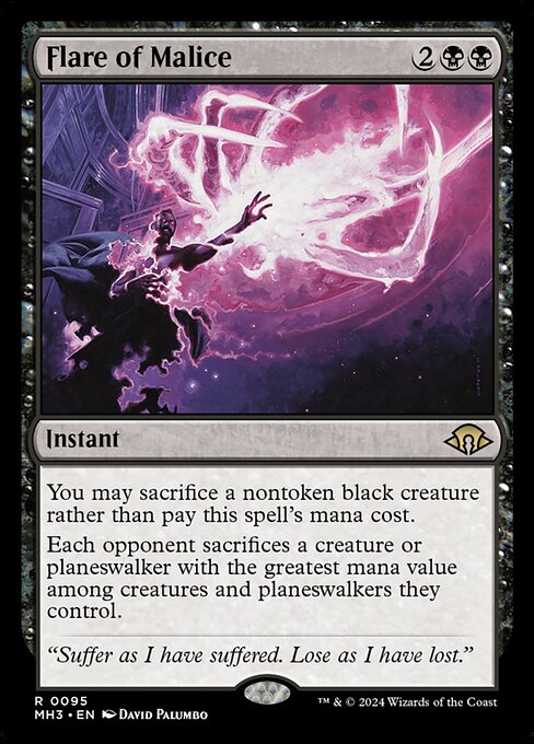 Flare of Malice (95) (Foil) - Modern Horizons 3 - Game On