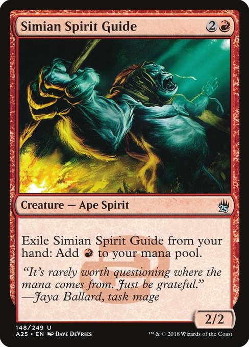 Simian Spirit Guide (148) (Foil) - Masters 25 - Game On
