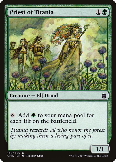 Priest of Titania (136) - Commander Anthology - Game On