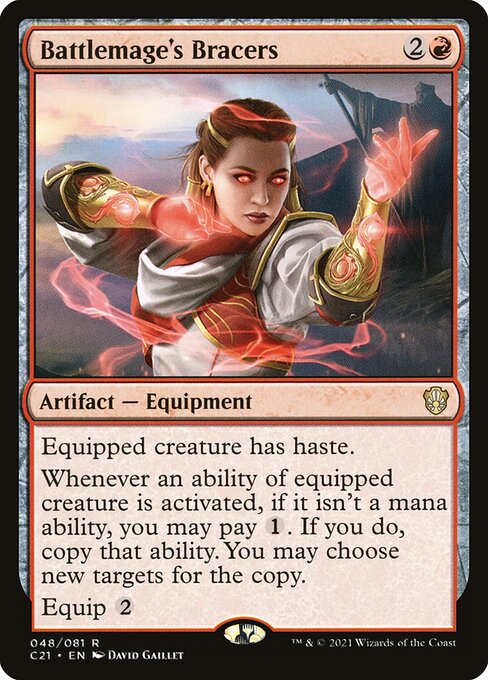 Battlemage's Bracers (48) - Commander 2021 - Game On